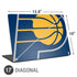 NBA Indiana Pacers Large Logo Universal Laptop 17in (13.8 x 10in) Skin