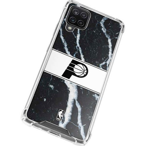 NBA Indiana Pacers Marble Galaxy A12 Clear Case