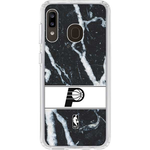 NBA Indiana Pacers Marble Galaxy A20 Clear Case
