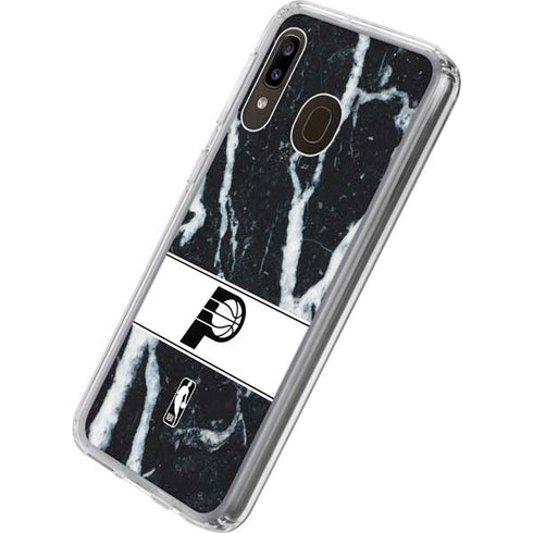 NBA Indiana Pacers Marble Galaxy A20 Clear Case