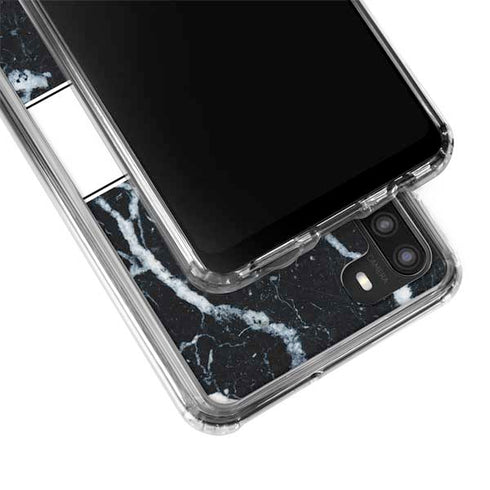 NBA Indiana Pacers Marble Galaxy A21 Clear Case