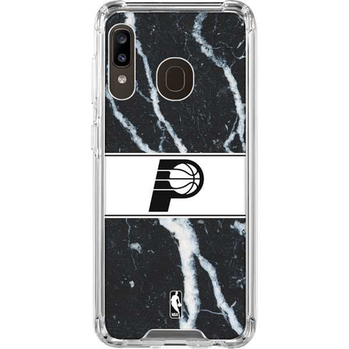 NBA Indiana Pacers Marble Galaxy A30 Clear Case
