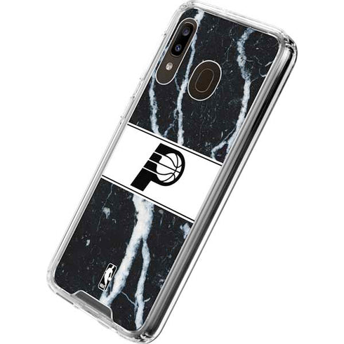 NBA Indiana Pacers Marble Galaxy A30 Clear Case