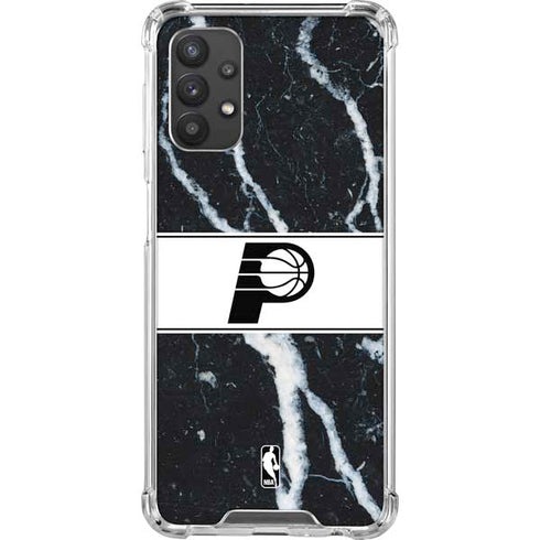 NBA Indiana Pacers Marble Galaxy A32 5G Clear Case