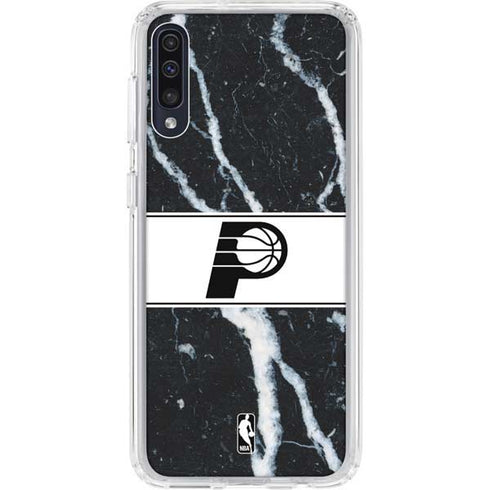 NBA Indiana Pacers Marble Galaxy A50 Clear Case