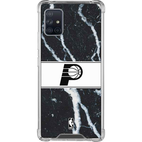NBA Indiana Pacers Marble Galaxy A51 5G Clear Case