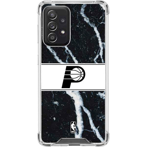 NBA Indiana Pacers Marble Galaxy A52 5G Clear Case
