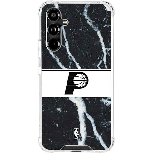 NBA Indiana Pacers Marble Galaxy A54 5G Clear Case