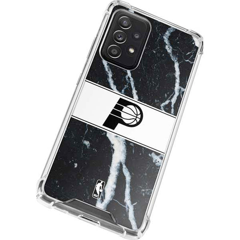 NBA Indiana Pacers Marble Galaxy A72 5G Clear Case
