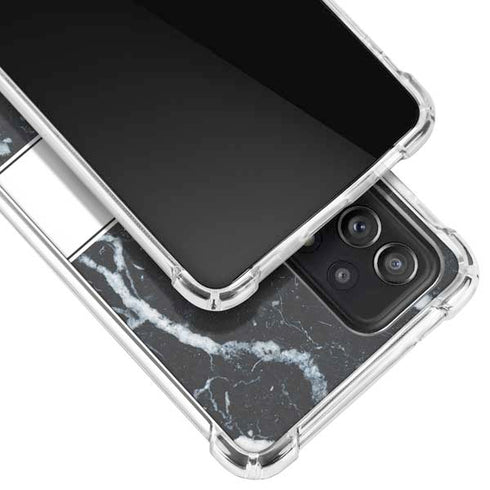 NBA Indiana Pacers Marble Galaxy A72 5G Clear Case