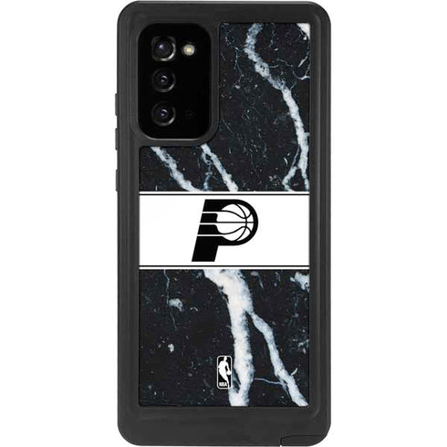 NBA Indiana Pacers Marble Galaxy Note20 5G Waterproof Case