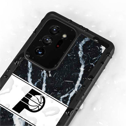 NBA Indiana Pacers Marble Galaxy Note20 Ultra 5G Waterproof Case