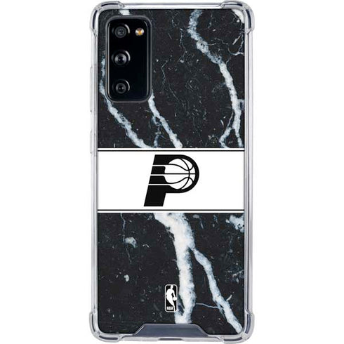 NBA Indiana Pacers Marble Galaxy S20 FE Clear Case