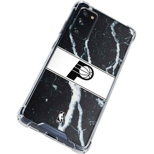 NBA Indiana Pacers Marble Galaxy S20 FE Clear Case