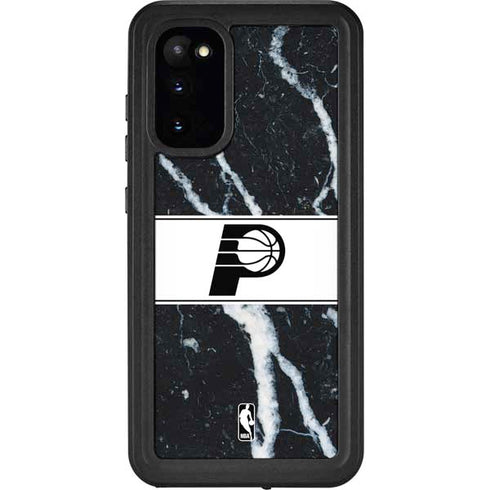 NBA Indiana Pacers Marble Galaxy S20 Waterproof Case