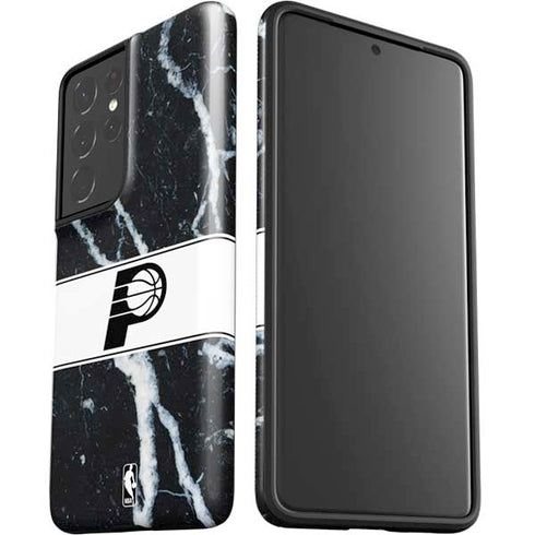 NBA Indiana Pacers Marble Galaxy S21 Ultra 5G Pro Case