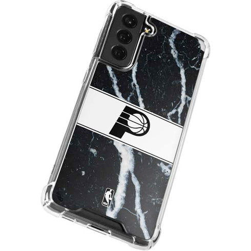 NBA Indiana Pacers Marble Galaxy S22 Plus Clear Case