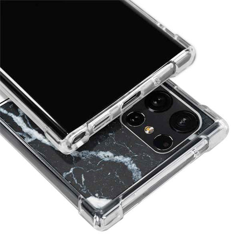 NBA Indiana Pacers Marble Galaxy S22 Ultra Clear Case