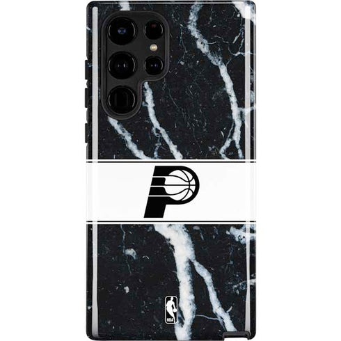NBA Indiana Pacers Marble Galaxy S22 Ultra Pro Case