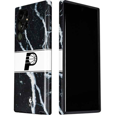 NBA Indiana Pacers Marble Galaxy S22 Ultra Pro Case