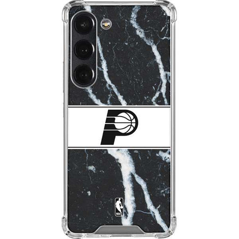 NBA Indiana Pacers Marble Galaxy S23 Clear Case