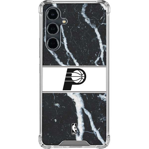 NBA Indiana Pacers Marble Galaxy S23 FE Clear Case
