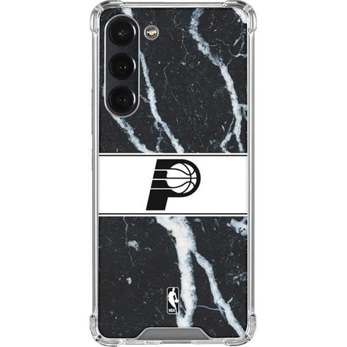 NBA Indiana Pacers Marble Galaxy S23 Plus Clear Case