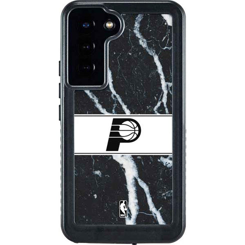 NBA Indiana Pacers Marble Galaxy S23 Plus Waterproof Case