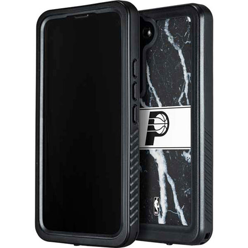 NBA Indiana Pacers Marble Galaxy S23 Plus Waterproof Case