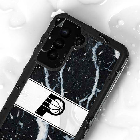 NBA Indiana Pacers Marble Galaxy S23 Waterproof Case