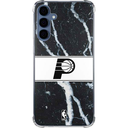 NBA Indiana Pacers Marble Galaxy S24 Clear Case