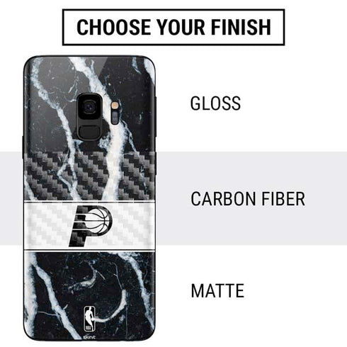 NBA Indiana Pacers Marble Galaxy S9 Skin