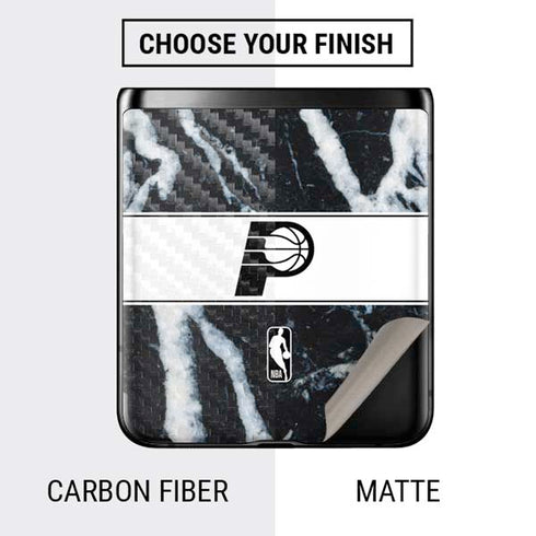 NBA Indiana Pacers Marble Galaxy Z Flip Skin