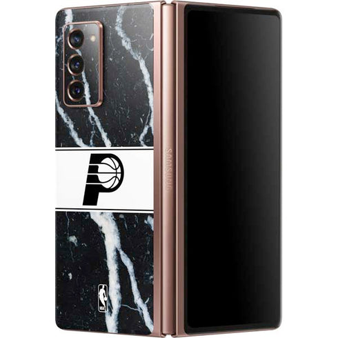 NBA Indiana Pacers Marble Galaxy Z Fold2 5G Skin