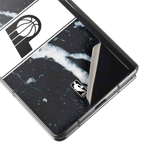 NBA Indiana Pacers Marble Galaxy Z Fold2 5G Skin