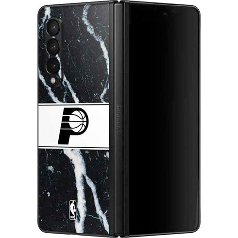 NBA Indiana Pacers Marble Galaxy Z Fold3 5G Skin