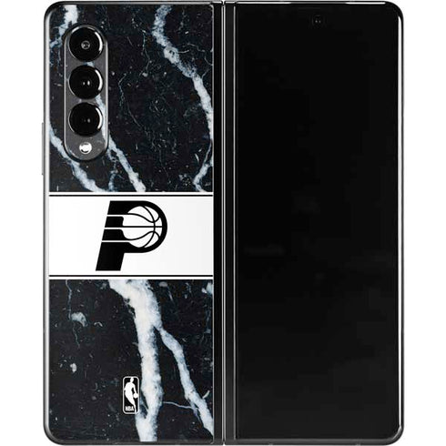 NBA Indiana Pacers Marble Galaxy Z Fold3 5G Skin