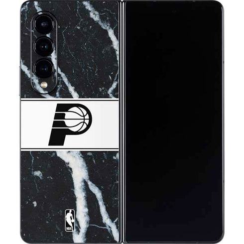 NBA Indiana Pacers Marble Galaxy Z Fold4 5G Skin