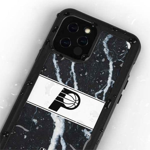 NBA Indiana Pacers Marble iPhone 12 Pro Waterproof Case