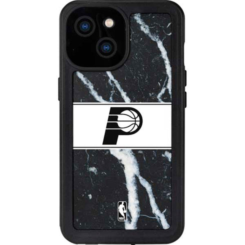 NBA Indiana Pacers Marble iPhone 13 Mini Waterproof Case