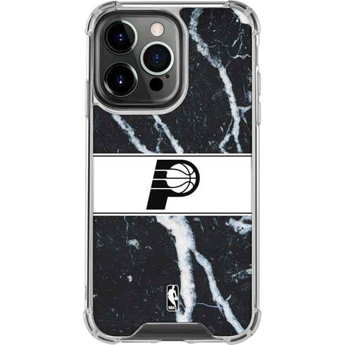 NBA Indiana Pacers Marble iPhone 13 Pro Clear Case