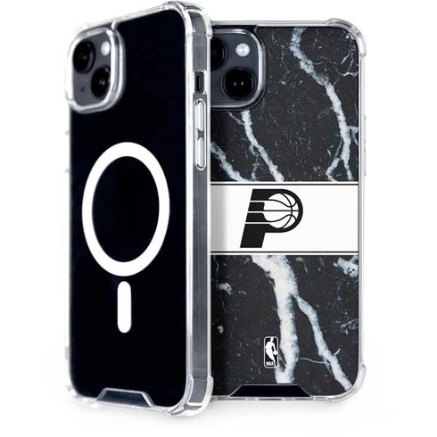 NBA Indiana Pacers Marble iPhone 15 MagSafe Case