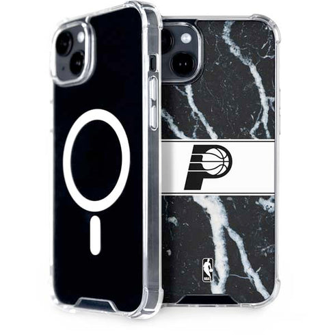 NBA Indiana Pacers Marble iPhone 15 Plus MagSafe Case