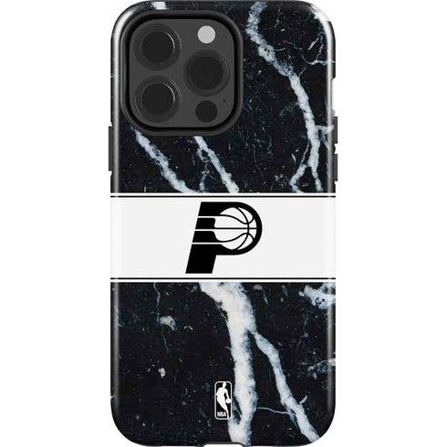 NBA Indiana Pacers Marble iPhone 15 Pro Impact Case