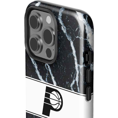 NBA Indiana Pacers Marble iPhone 15 Pro Impact Case