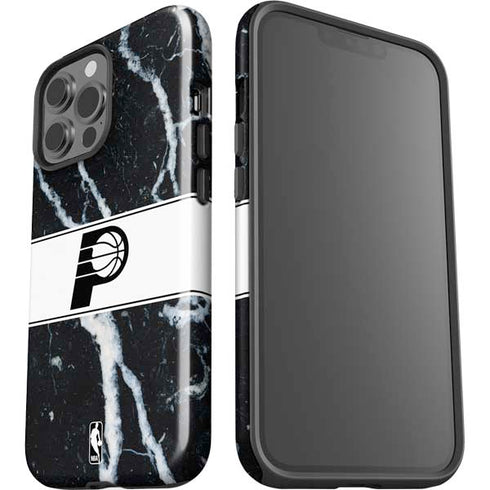 NBA Indiana Pacers Marble iPhone 14 Pro Max Impact Case