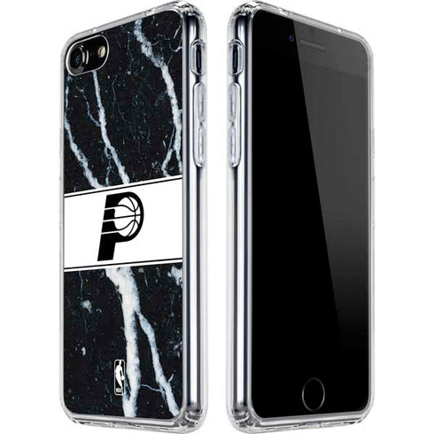 NBA Indiana Pacers Marble iPhone SE (2nd & 3rd Gen) Clear Case