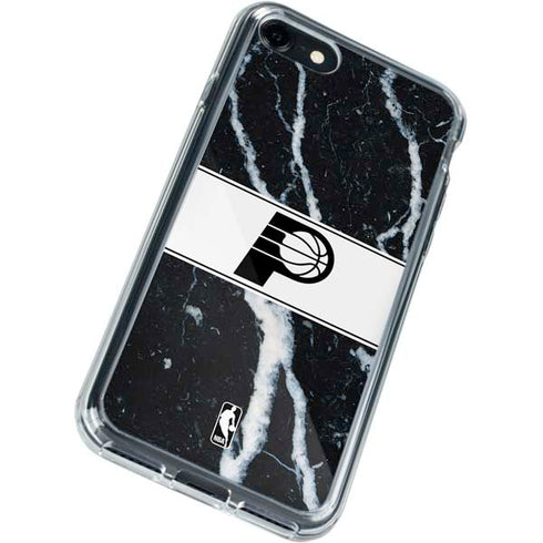NBA Indiana Pacers Marble iPhone SE (2nd & 3rd Gen) Clear Case