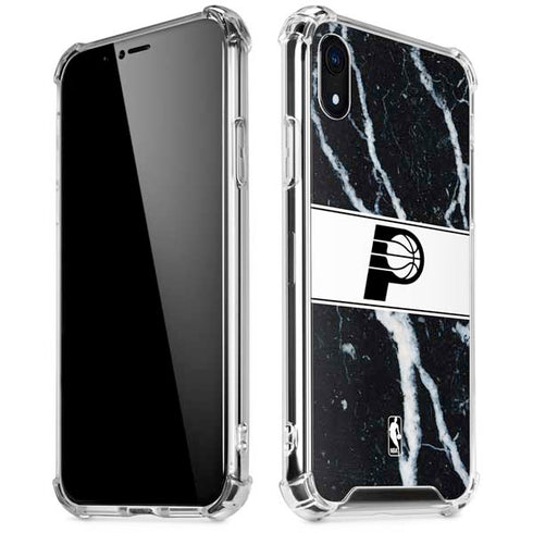 NBA Indiana Pacers Marble iPhone XR Clear Case