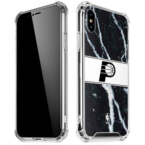 NBA Indiana Pacers Marble iPhone XS Max Clear Case